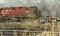 Figure 3. Destroyed hi-rail vehicle after the collision (Source: CFJC Today)