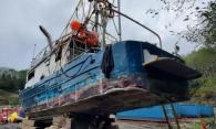 The passenger vessel Island Bay following recovery